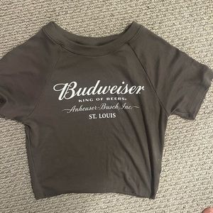 BRAND NEW un worn brown crop top.